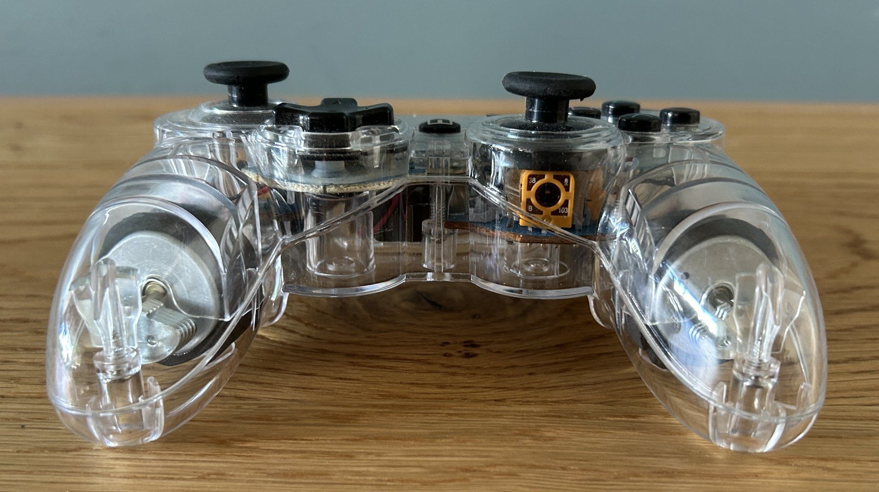 Controller: PS3 Wireless Controller Clear Design + Dongle – Gebraucht aus Liebefeld von Eaglewings5 3