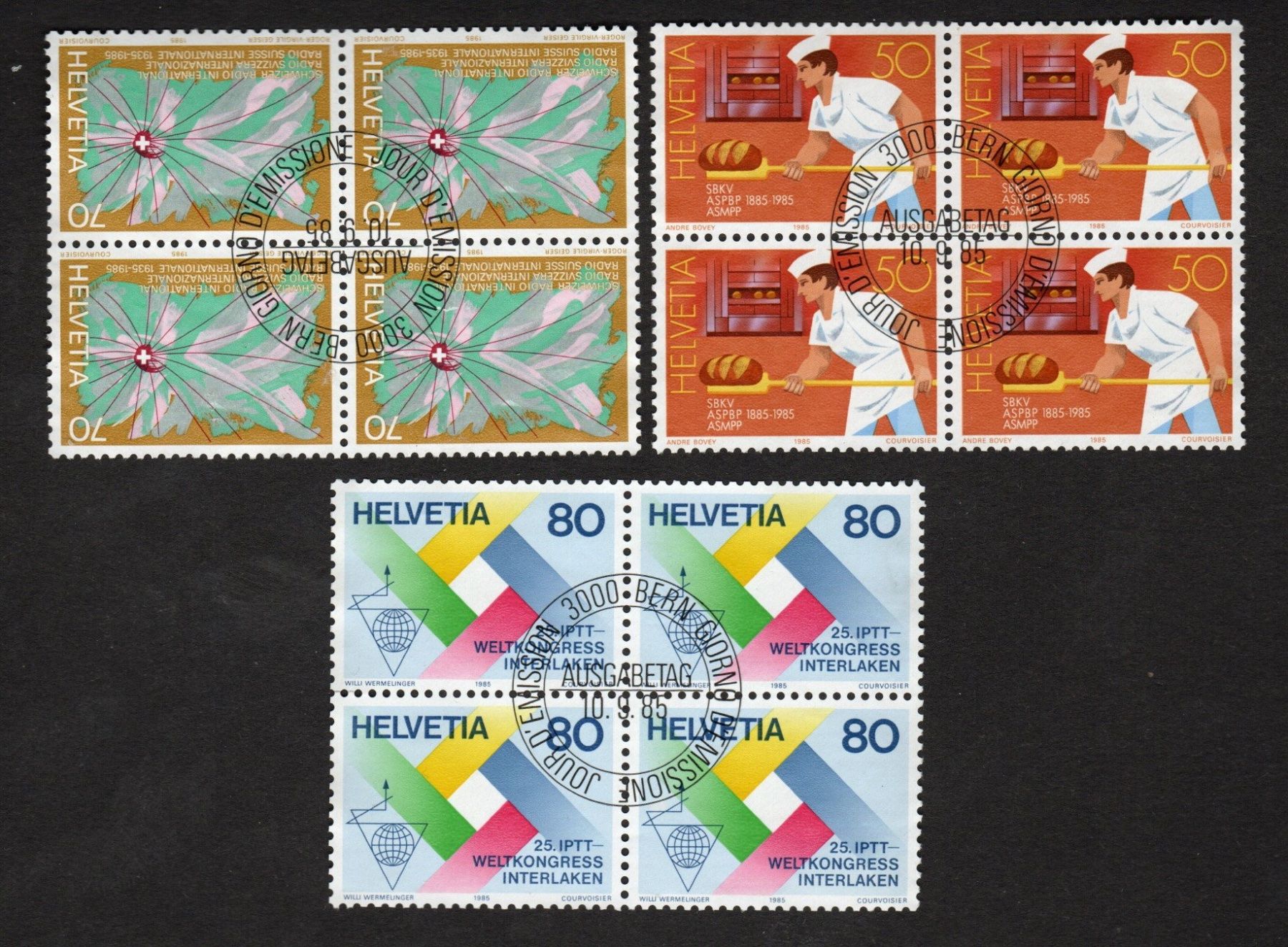 Tutti i francobolli: 81c CH 1985 Propaganda – Usato da BREGANZONA venduto da adelio8