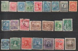 Colombia: Collection de timbres anciens, divers valeurs