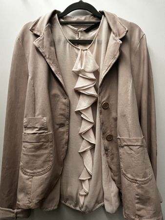 Sweat Blazer mit Stern-Applikation, Grösse M