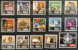 1973 Malta / Zeitgenössische Lebensaussichten Satz ** Selten