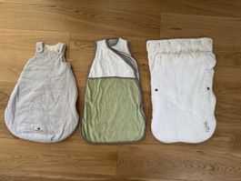 Set of sleeping bags for all seasons 