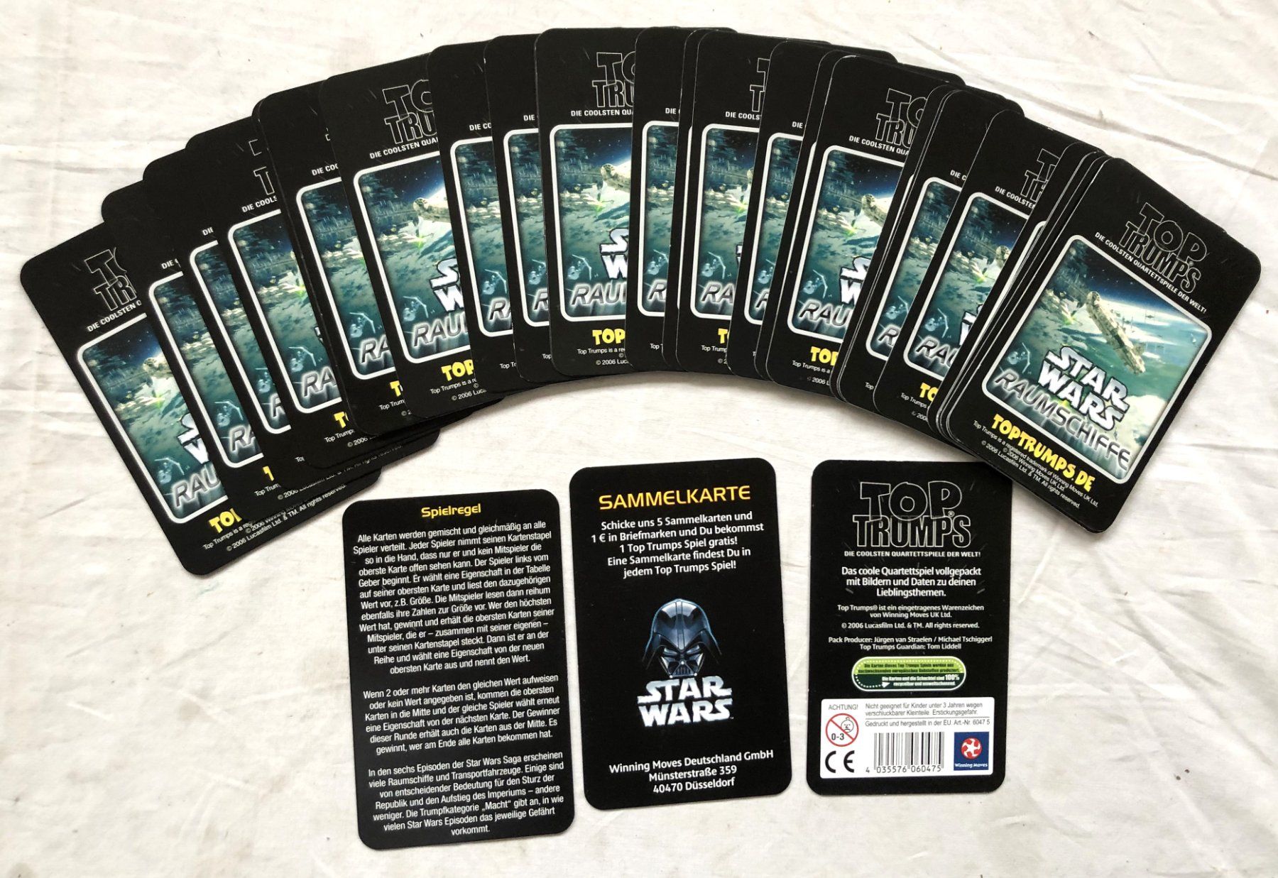 Giochi: TOP TRUMPS SPECIALS - STAR WARS - Raumschiffe – Usato da Schaffhausen venduto da durruti 3