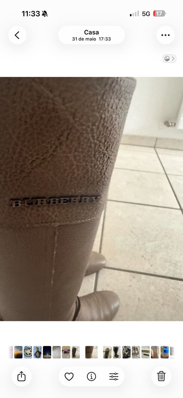 Burberry Scarpe da donna: Original Burberry stiefel 38 – Usato da Siebnen venduto da carlabela