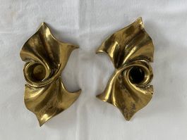 Kerzenständer / massiv Messing