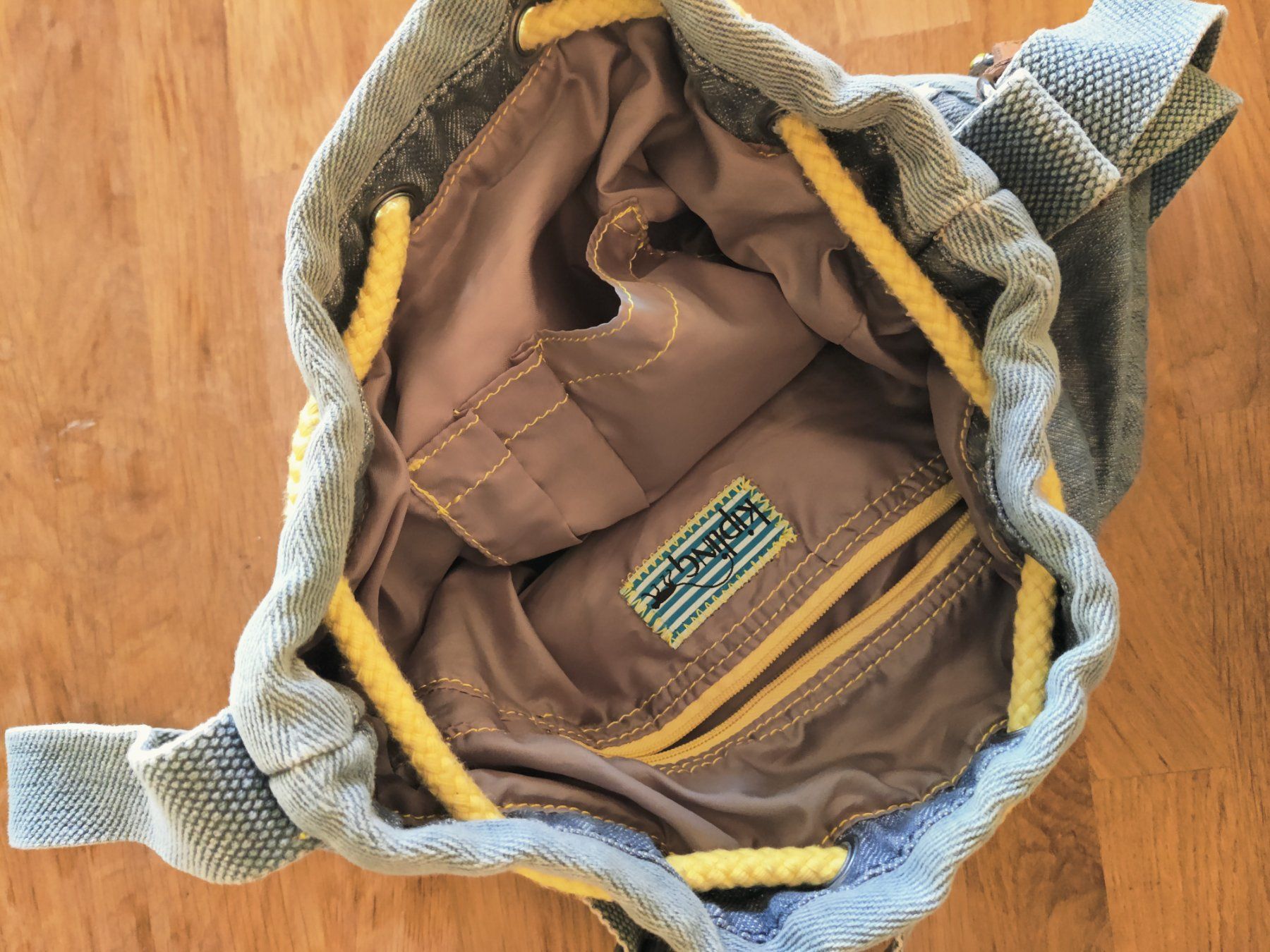 Kipling Borse da donna: Kipling Umhängetasche in blau/gelb – Usato da Schönenwerd venduto da sal_75dx 2