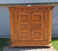 Barocker Biedermeier Schrank Nussbaumholz 2 Türe 1780-1800er