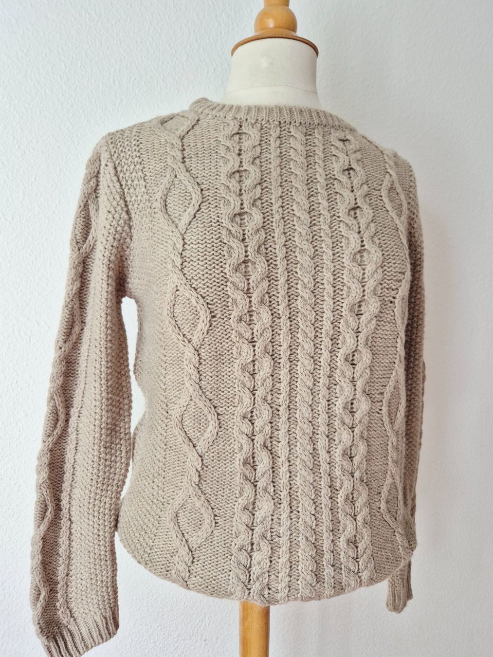 Navyboot Maglioni & Felpe: PULLOVER PULLI NAVYBOOT M 38 ZOPFMUSTER ALPACA WOLLE BEIGE – Usato da Elsau venduto da the-colorful-side 9
