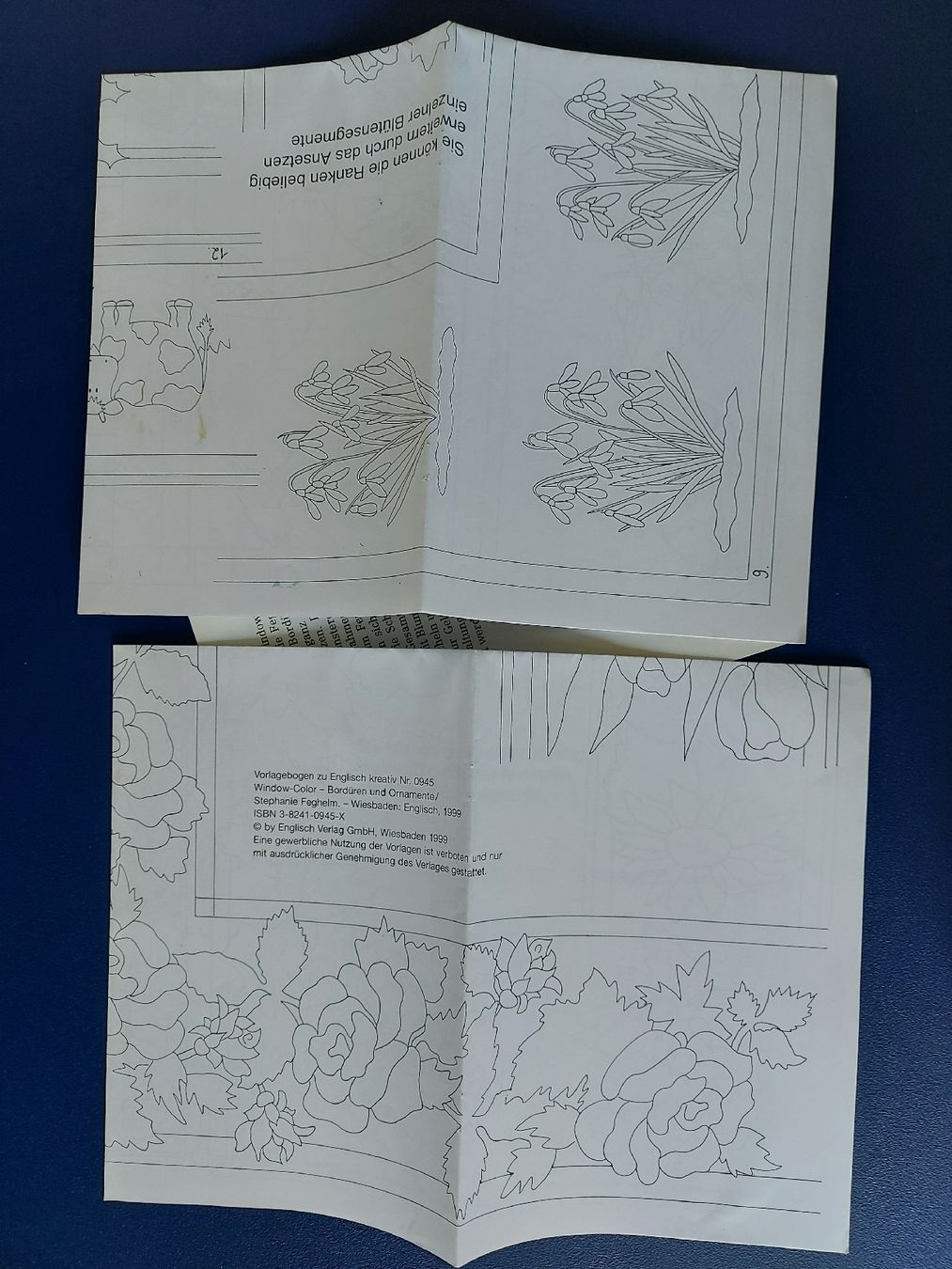 Libri: Heft  Window-Color: Bordures und Ornemente – Usato da VUADENS venduto da momy 2