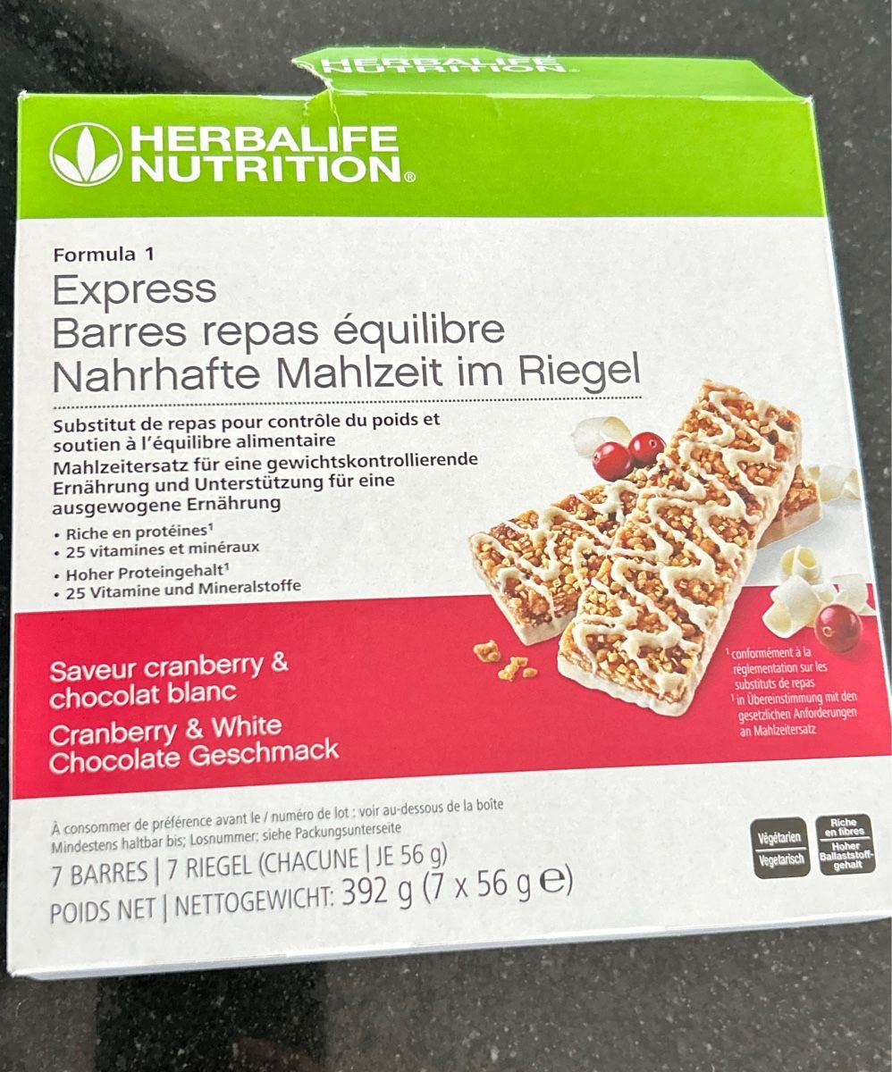Herbalife Lebensmittel & Spezialitäten: Express Formula 1 Riegel von Herbalife (4 Stück) – Neu (gemäss Beschreibung) aus Erlinsbach SO von hallon480