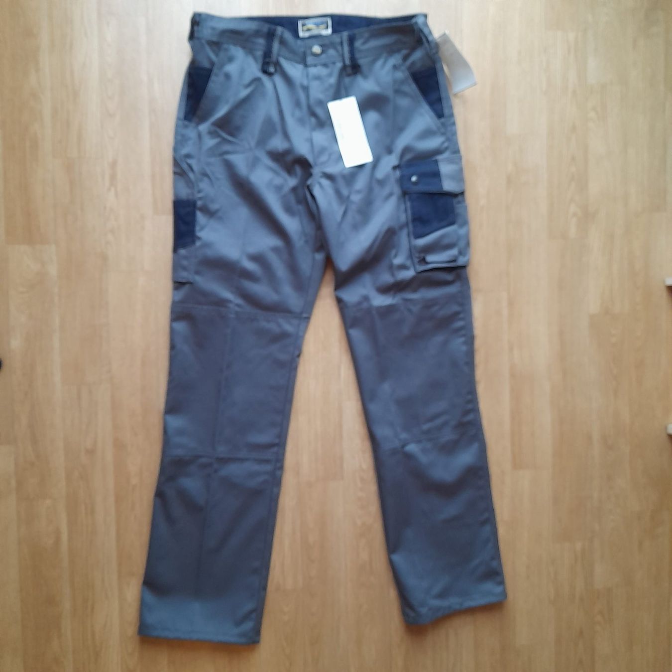 Wikland Pantaloni: Arbeitshose Wikland NEU, Gr.56, grau blau, Nr.48 – Nuovo (secondo la descrizione) da Ulisbach venduto da Michi1968 1