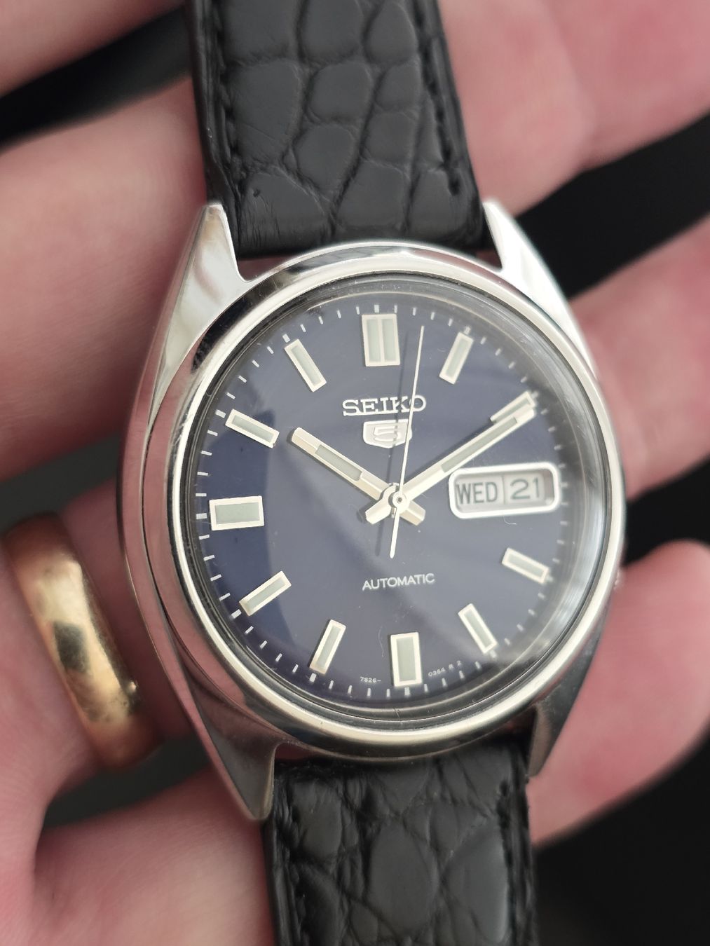 Seiko Uhren: Seiko 5 automatique,  verre plexi  – Gebraucht aus Grand-Lancy von Precision-GE 1