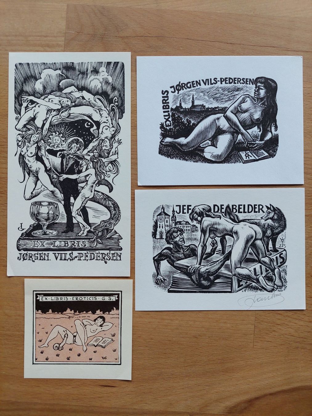 Dipinti: Sammlung Exlibris Erotik verschiedene Künstler – Usato da Obfelden venduto da Exlibris-Art 6