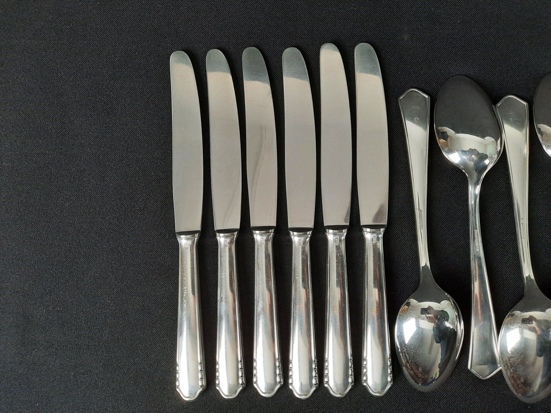 Set di posate: BRUCKMANN Silberbesteck 90 24-teiligs Set – Usato da Beinwil am See venduto da Restwert_Beinwil 7