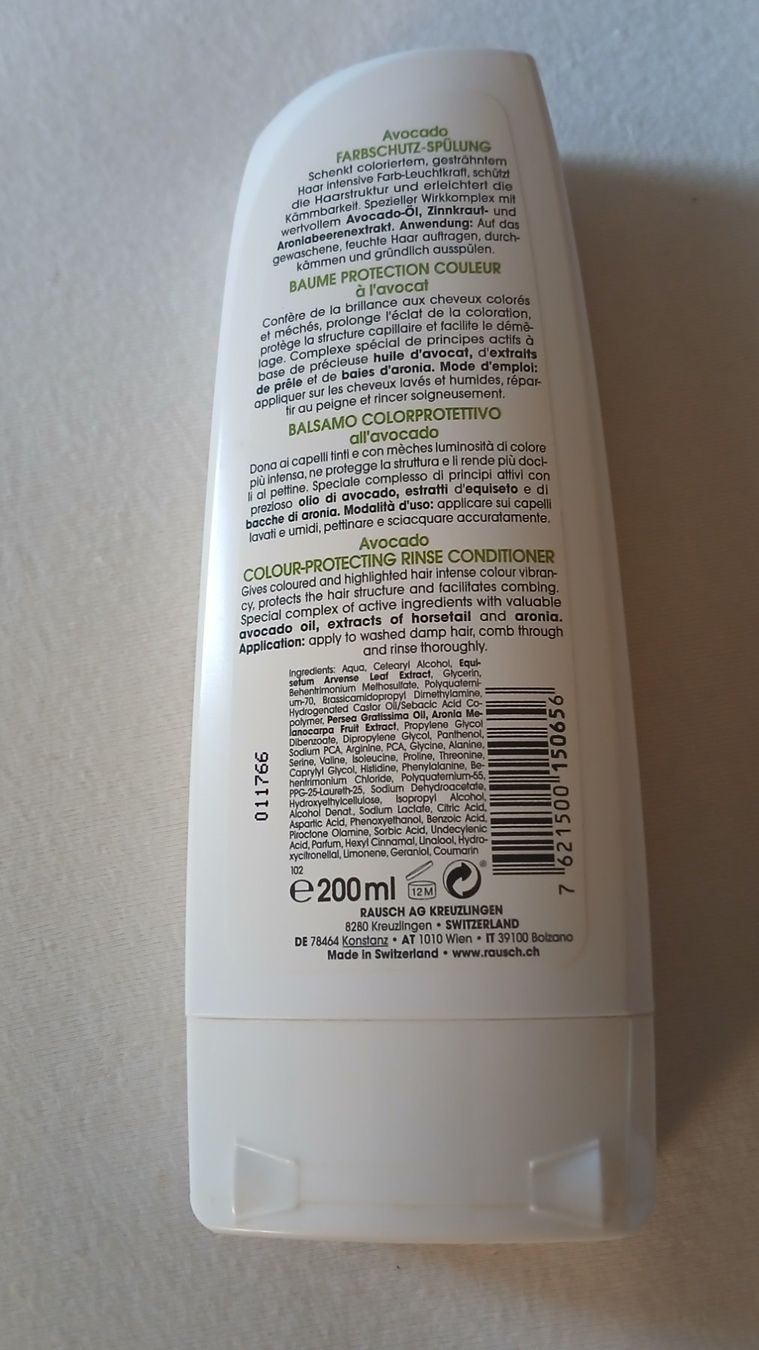 Haarpflegeprodukte: RAUSCH AVOCADO HAAR FARBSCHUTZ SPÜLUNG 200 ml – Neu (gemäss Beschreibung) aus Villa Luganese von luxlady 1