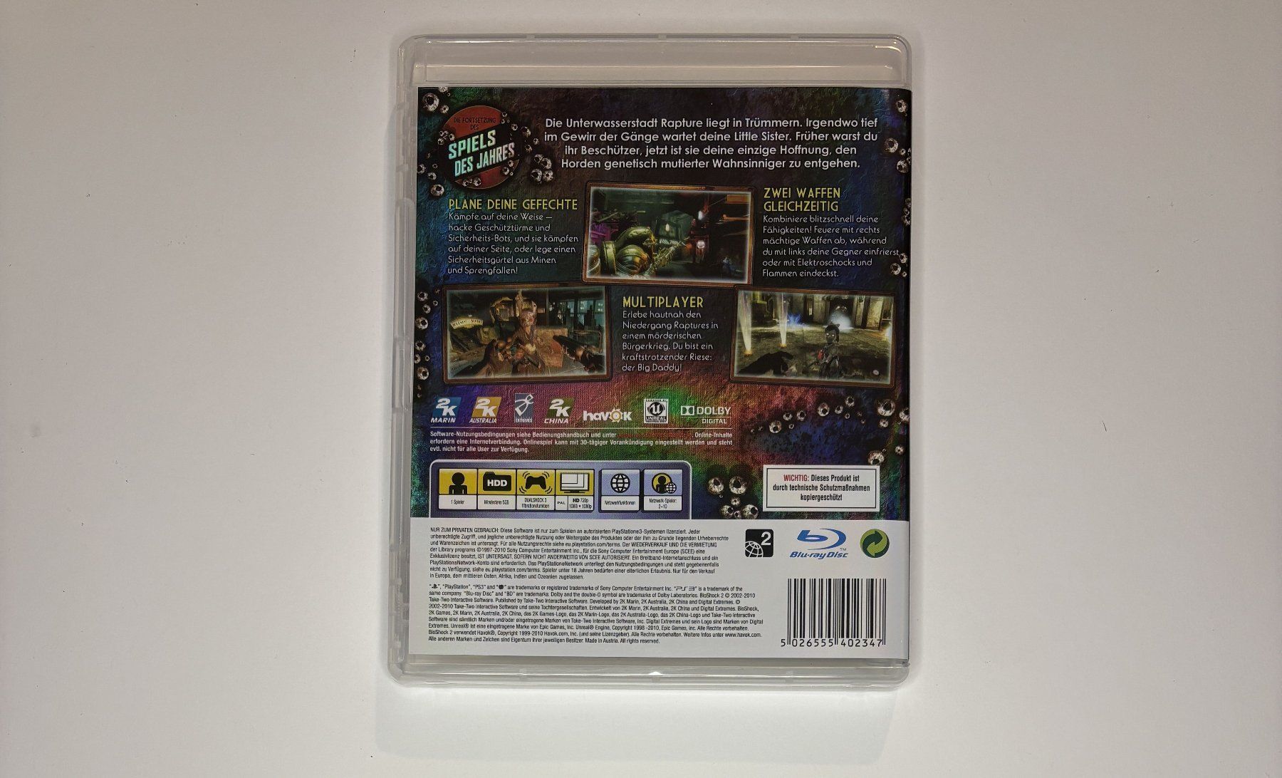 Spiele: PS3 - Bioshock 2 – Gebraucht aus Allschwil von Bullach 2