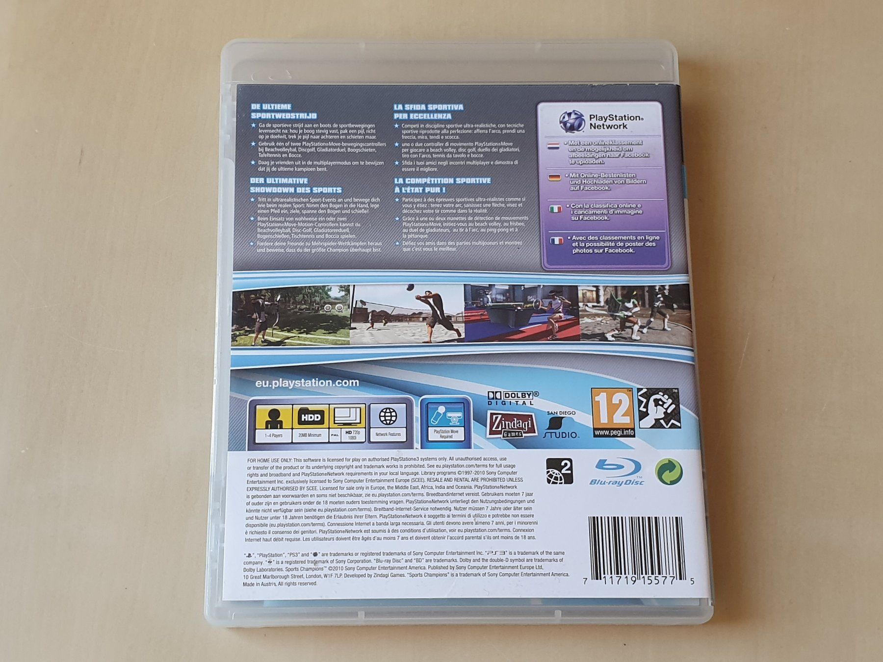 Sony Giochi: Sports Champions – Usato da Stansstad venduto da collectorsshop 1