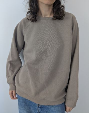 Sinsay Sweatshirt beige einfarbig Grösse L neu mit Etikett