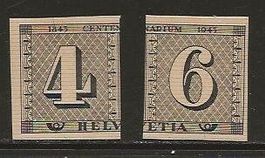 1943 Einzelwerte aus Blockausgabe, postfrisch