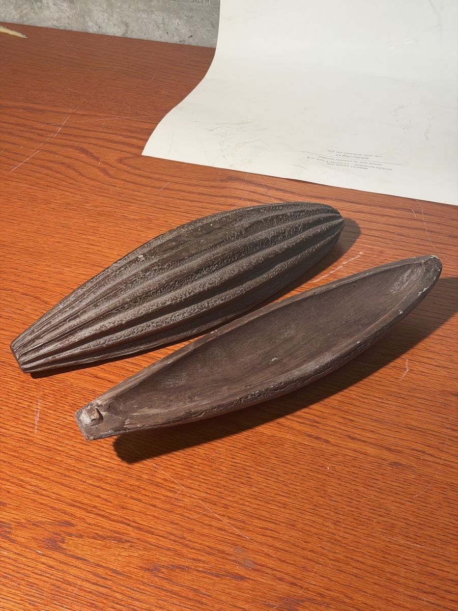 Tutte le decorazioni: Antique Rustic Wooden Dough Bowls - Primitive – Usato da Lausanne venduto da vas_mbk2 6