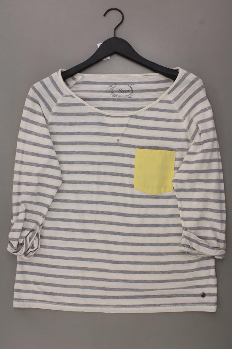 T-Shirts: Mavi Ringelshirt Gr. XL gestreift creme – Gebraucht aus Neustadt an der Waldnaab von SecondLifeFashion