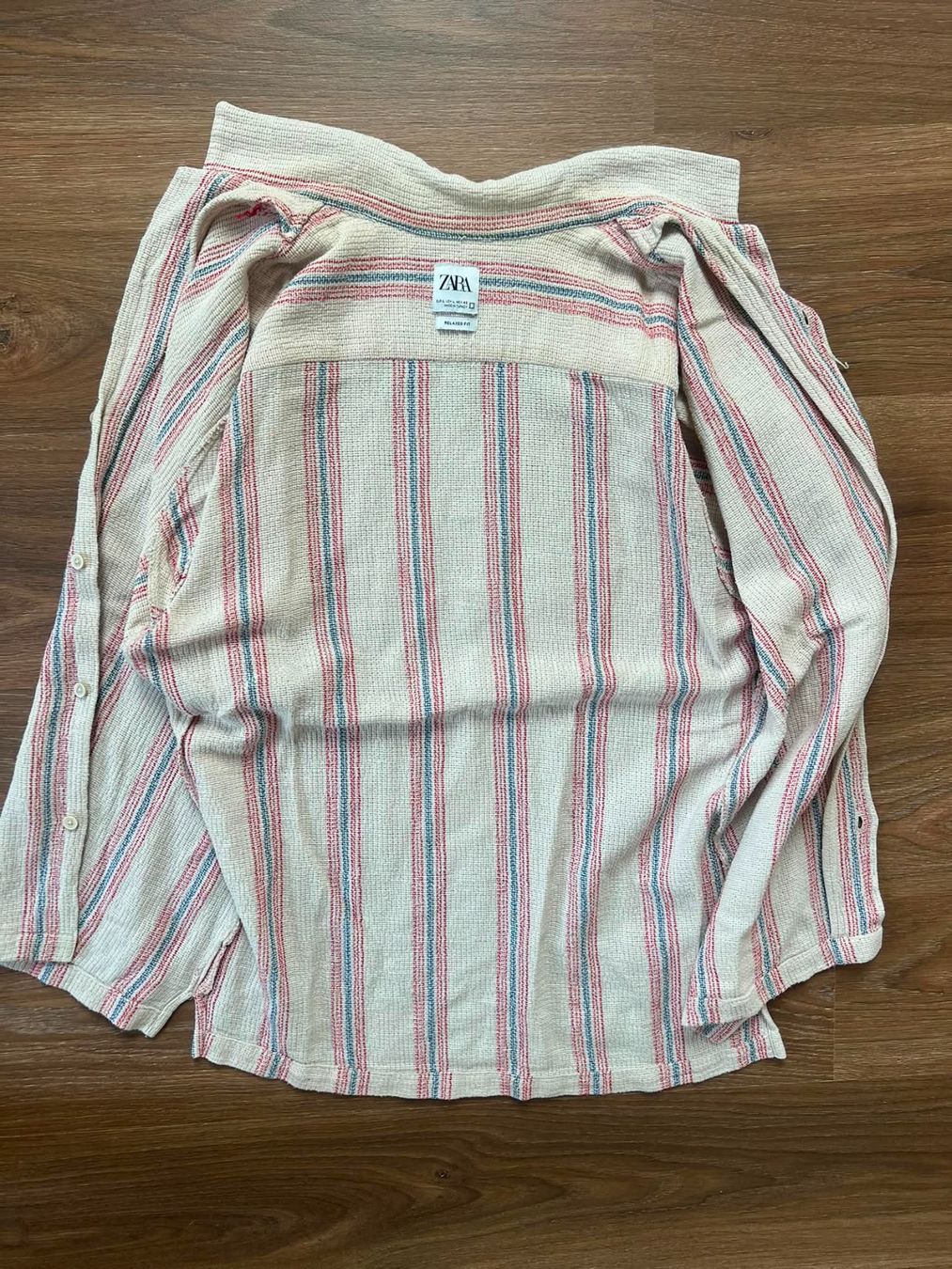 Zara Camicie: Chemise Lin Zara à rayures – Usato da Môtiers NE venduto da ElGreco3099 1
