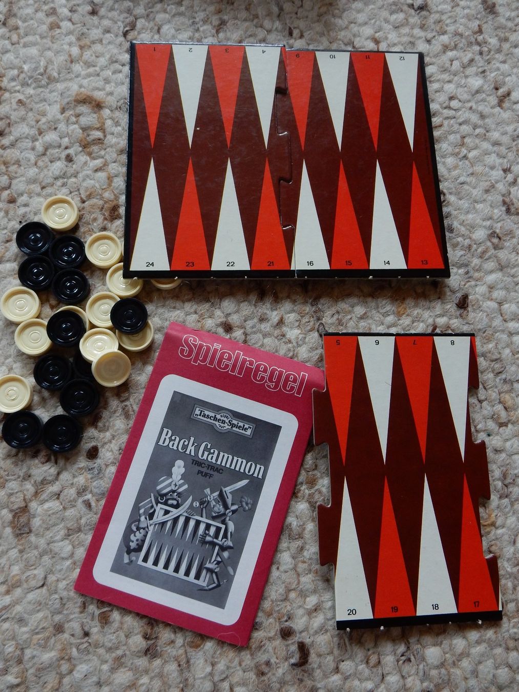 Spiele: Reyne Taschen-Spiel Backgammon Tric-Trac Puff – Gebraucht aus Jona von JOberg_25 5