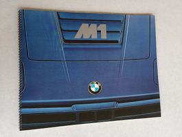 Automobil Prospekt Deluxe Ausgabe / BMW M1 ca. 1978