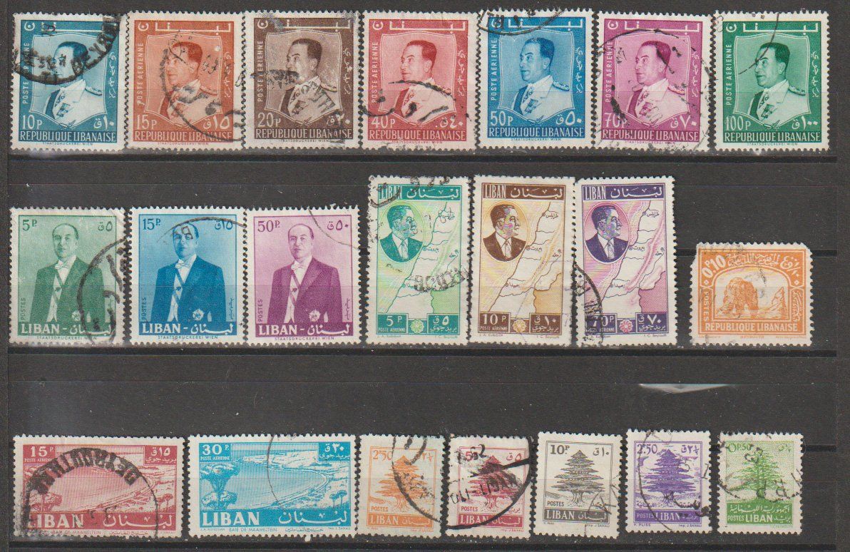 Alle Briefmarken: Liban lot divers – Gebraucht aus Crans-Montana von kira56 2