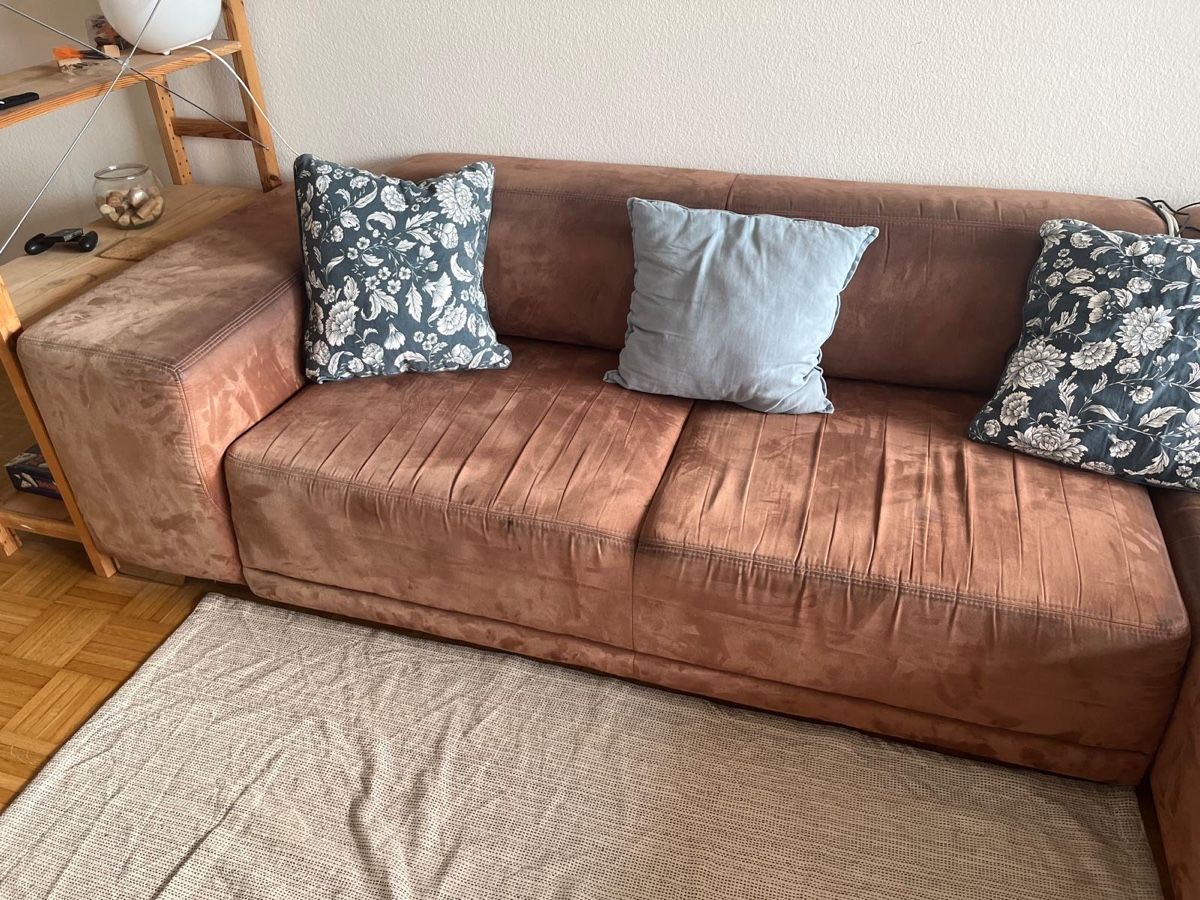 Divani: Ecksofa Braun mit Hocker – Usato da Bern venduto da jer_8w9t 3