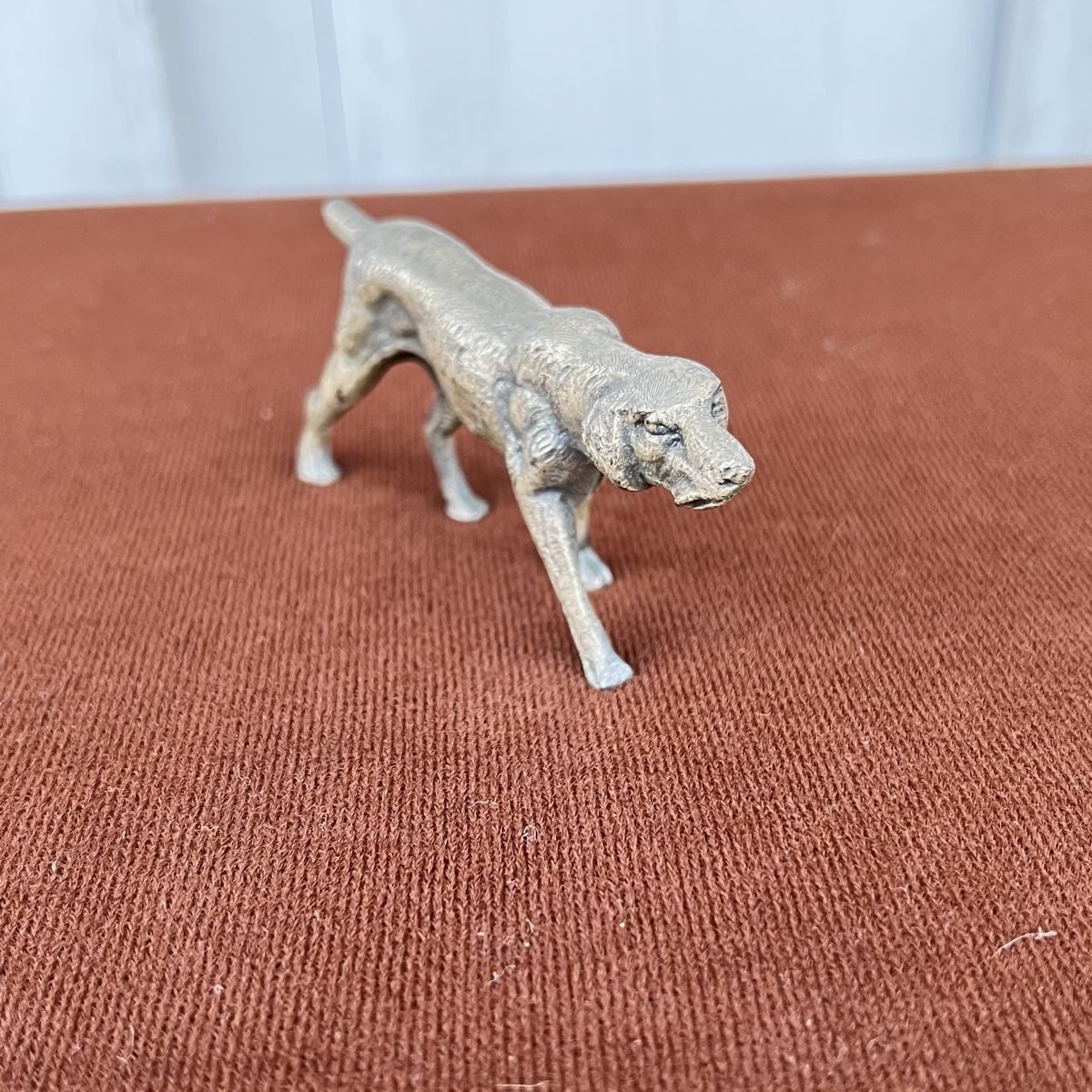 Statuette: Vintage Hunde-Figur aus Metall – Usato da Winterthur venduto da avelotte 5