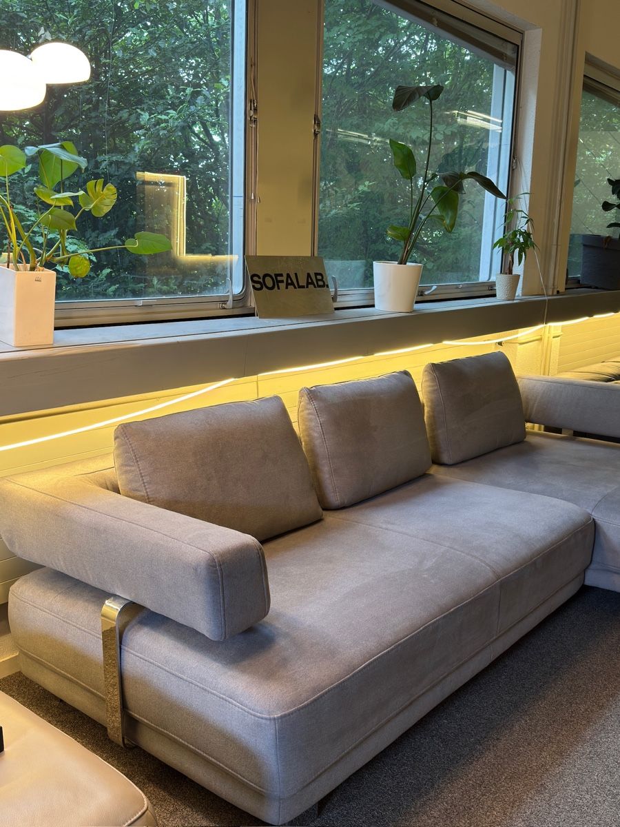 Divani: Graues Ecksofa von Ewald Schillig – Usato da Fehraltorf venduto da Sofalab.swiss 3
