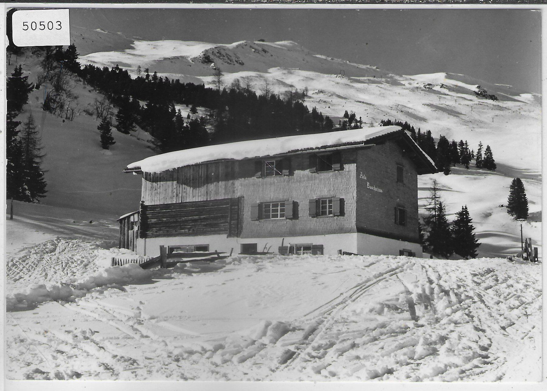 Cartoline postali: Ski- Ferienhaus Acla Raschainas - Lenzerheide – Difettoso da Ettingen venduto da Kartenplanet