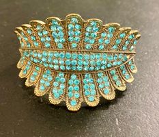 Modeschmuck Armreif Vintage Stil mit Türkis Steinen
