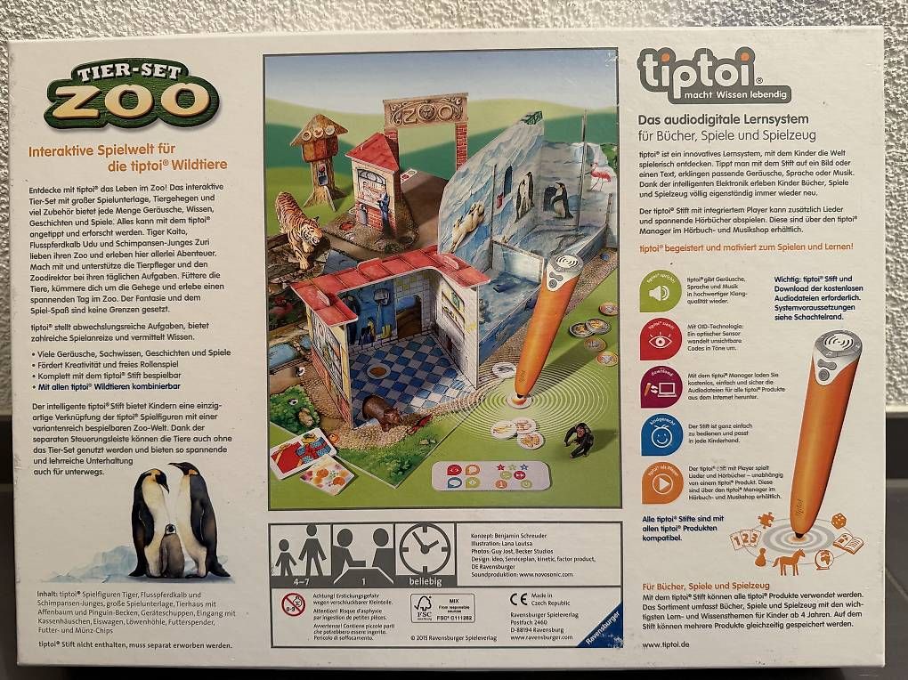 Tiptoi Spielzeuge: Tip Toi: Tier-Set Zoo – Gebraucht aus Pfungen von Mafo88 1