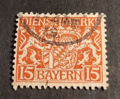 Bayern mit falz alte briefmarke