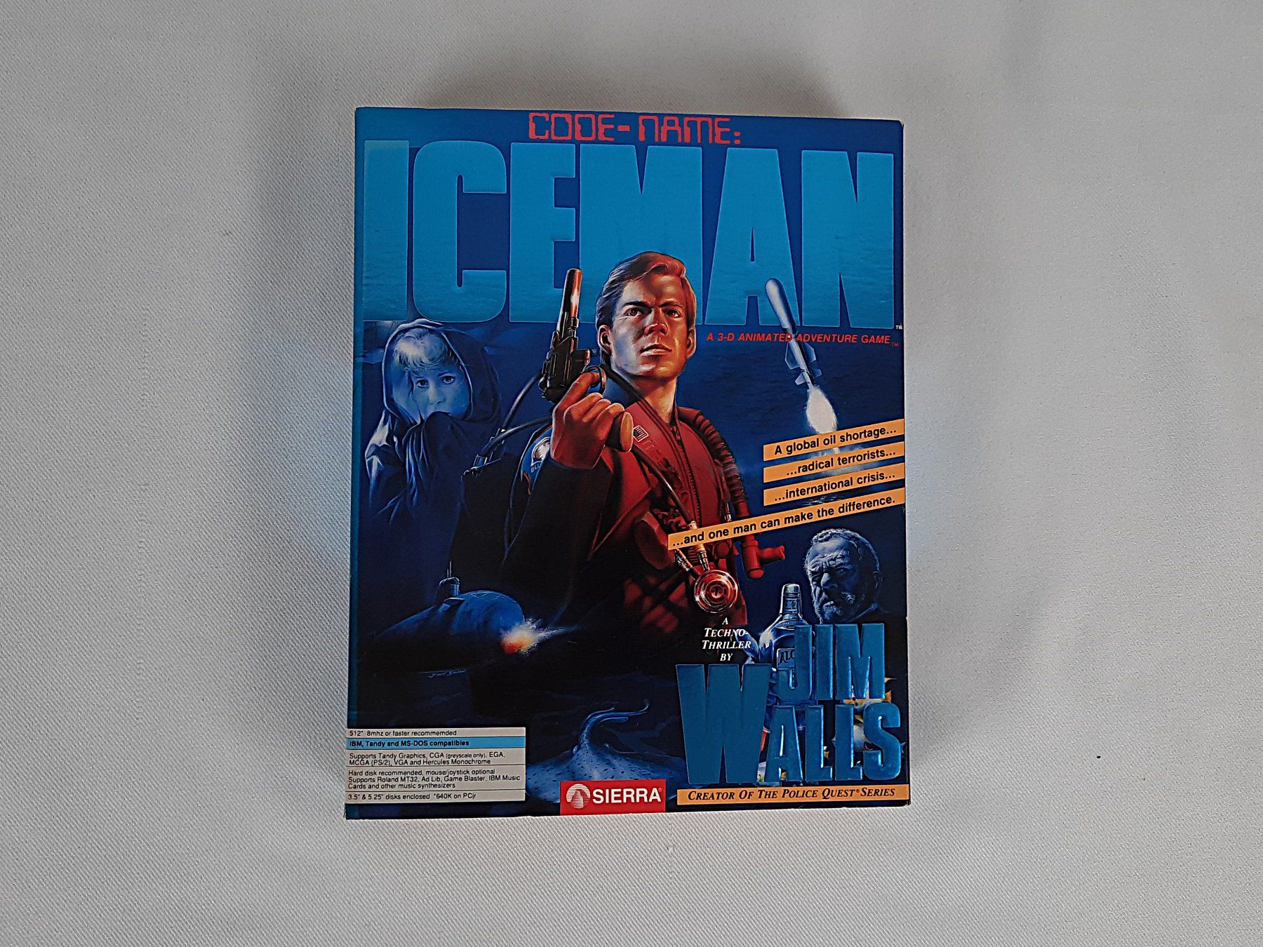 Giochi: CODENAME: ICEMAN-Sierra Big Box 13 Disketten – Usato da Beinwil am See venduto da Restwert_Beinwil