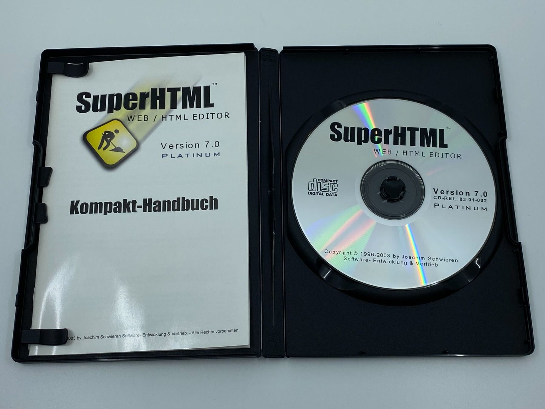 Software: SuperHTML Version 7.0 Platinum für Windows – Usato da Langwiesen venduto da Restposten-24 1