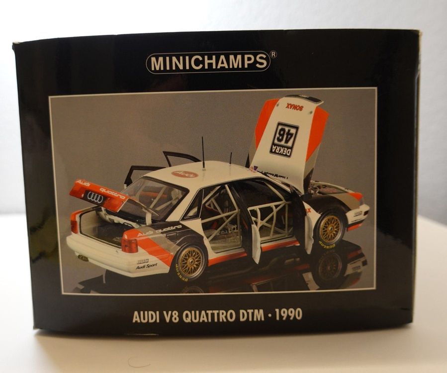 Audi V8 Quattro DTM 1990 1/18 minichamps (Walter Rohrl