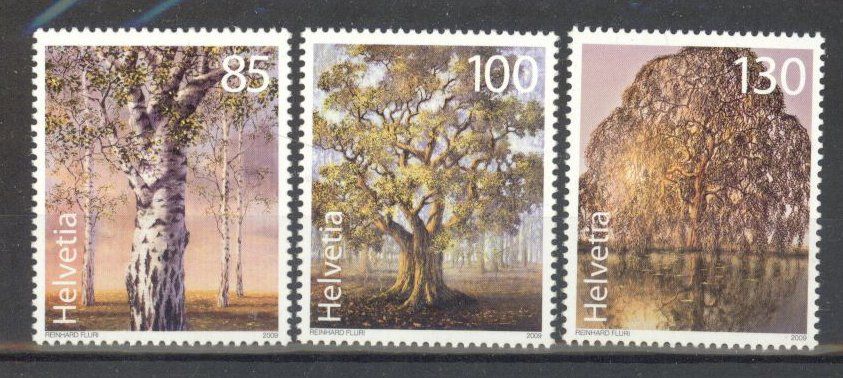 Tutti i francobolli: 2009, Sondermarken Alte Bäume ** – Usato da Willisau venduto da Vollstempel