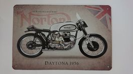 Plaque en metal vintage oldtimer Daytona 1956