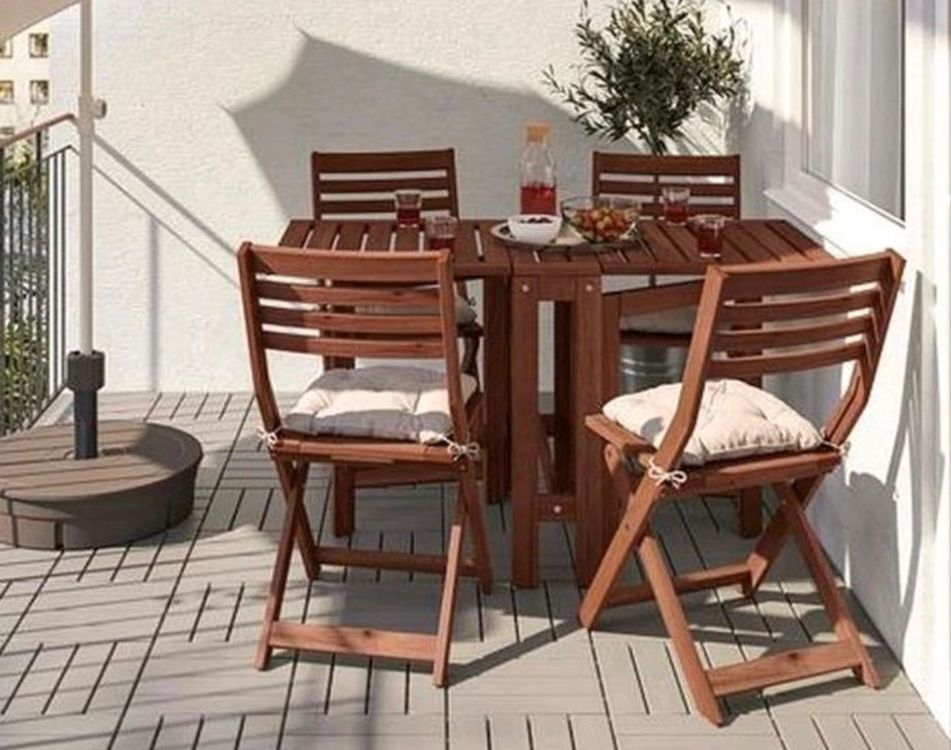 IKEA ÄPPLARÖ klappbarer Gartentisch/Balkontisch Kaufen auf Ricardo