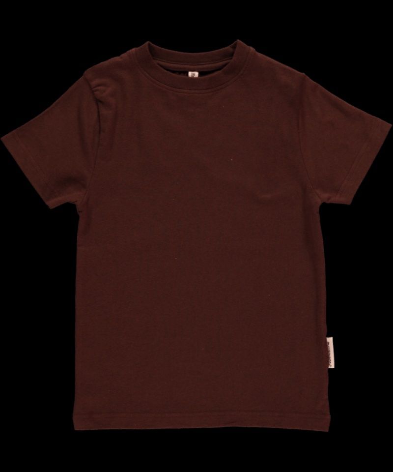 Maxomorra Camicie, T-shirt & Polo: Maxomorra T-Shirt Basic Braun Grösse 122/128 – Nuovo e nell'imballaggio originale da Rotkreuz venduto da chinderkiste
