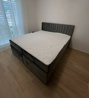 Boxspringbett 180 × 200 Grau
