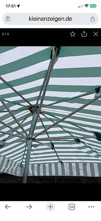 Altro per Eventi aziendali & Feste: Marktschirm – Usato da Spreitenbach venduto da Angie1809 1