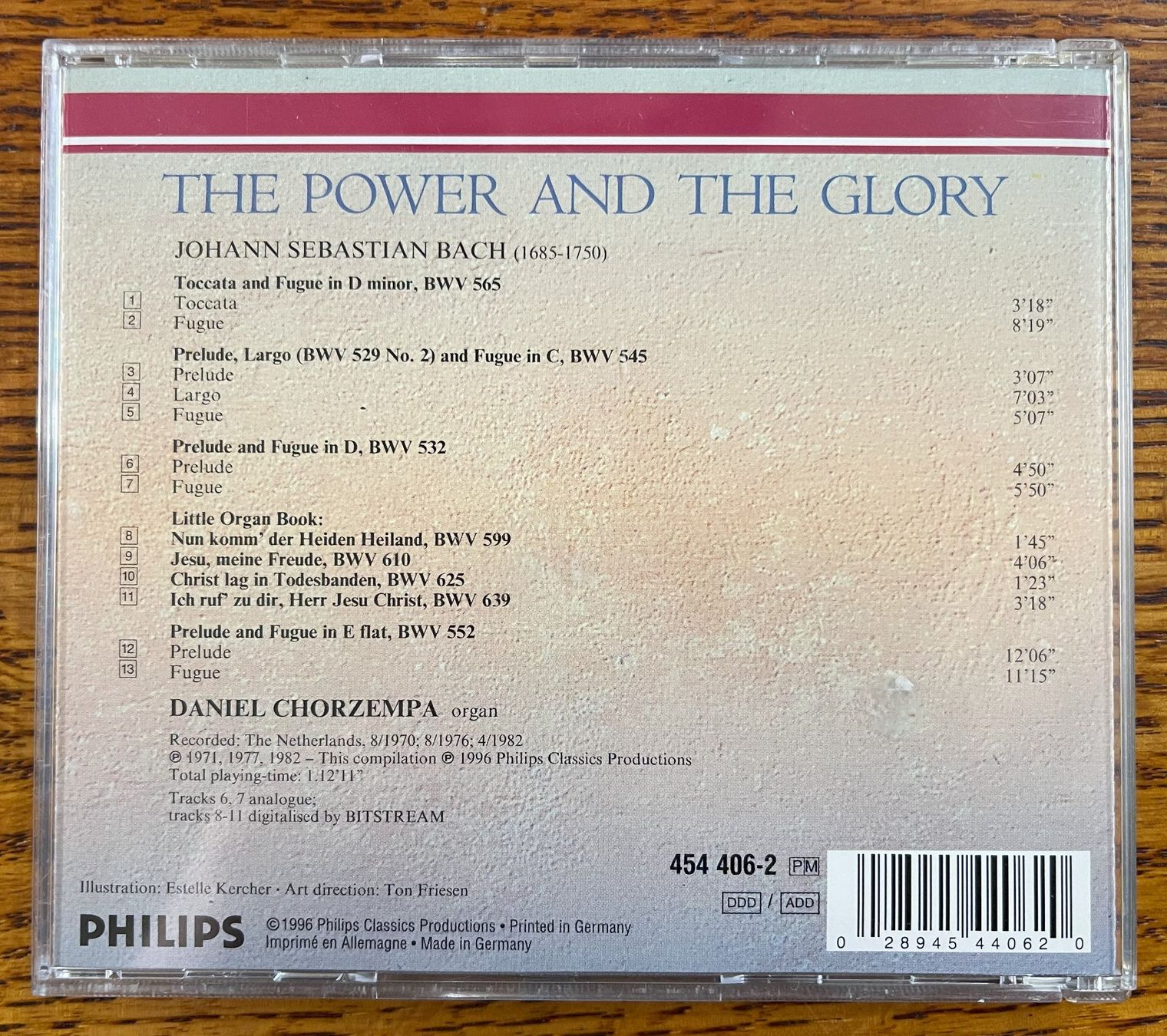 CD: The Power and the Glory - GOLDEN BAROQUE CD – Usato da Oftringen venduto da Vucki 1