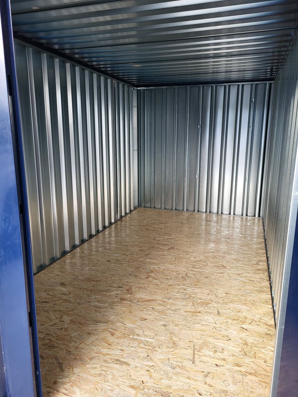 Baucontainer: Materialcontainer blau abschliessbar gebraucht Zustand – Gebraucht aus Walzenhausen von Ransaje 1