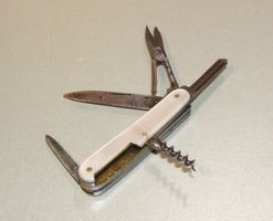 ALTES KLEINES TASCHENMESSER SACKMESSER ED.WÜSTHOF SOLINGEN