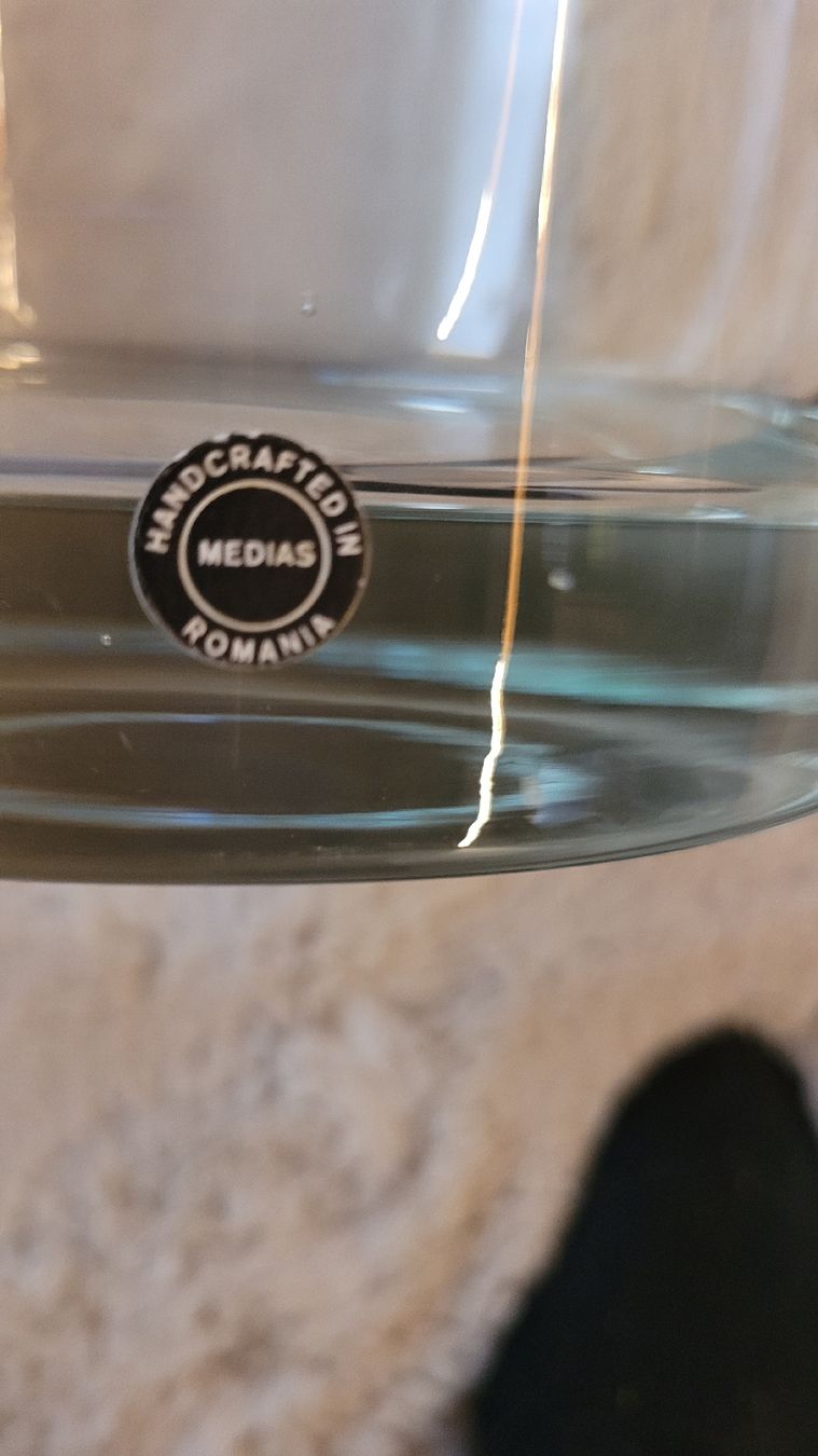 Altro: Champagnerkühler aus Glas mit Moet 0,75 Fl – Usato da Horgenberg venduto da Klatschmohnmaria 5