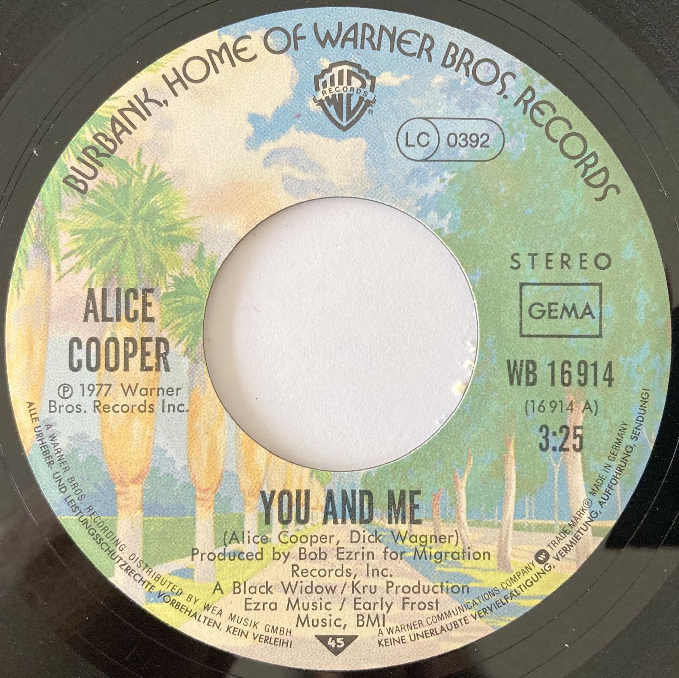 Dischi in vinile: ALICE COOPER - YOU AND ME – Usato da Bottens venduto da hotter-than-hell 2